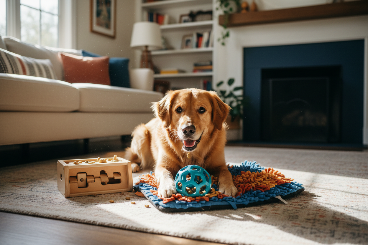 How to Keep Your Dog Mentally Stimulated at Home (Complete Dog Enrichment Guide)