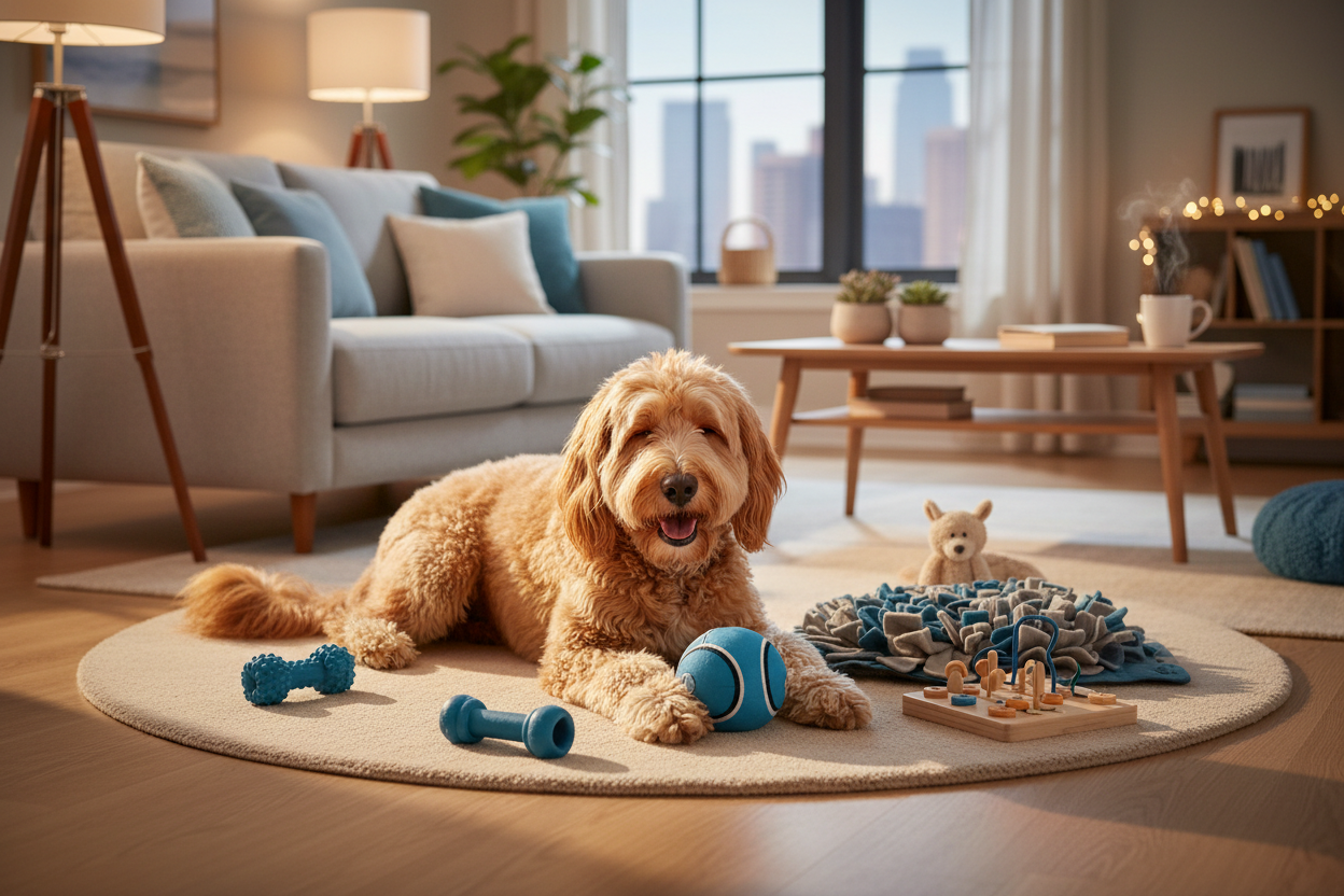 Best dog toys for apartment living to reduce boredom in small spaces