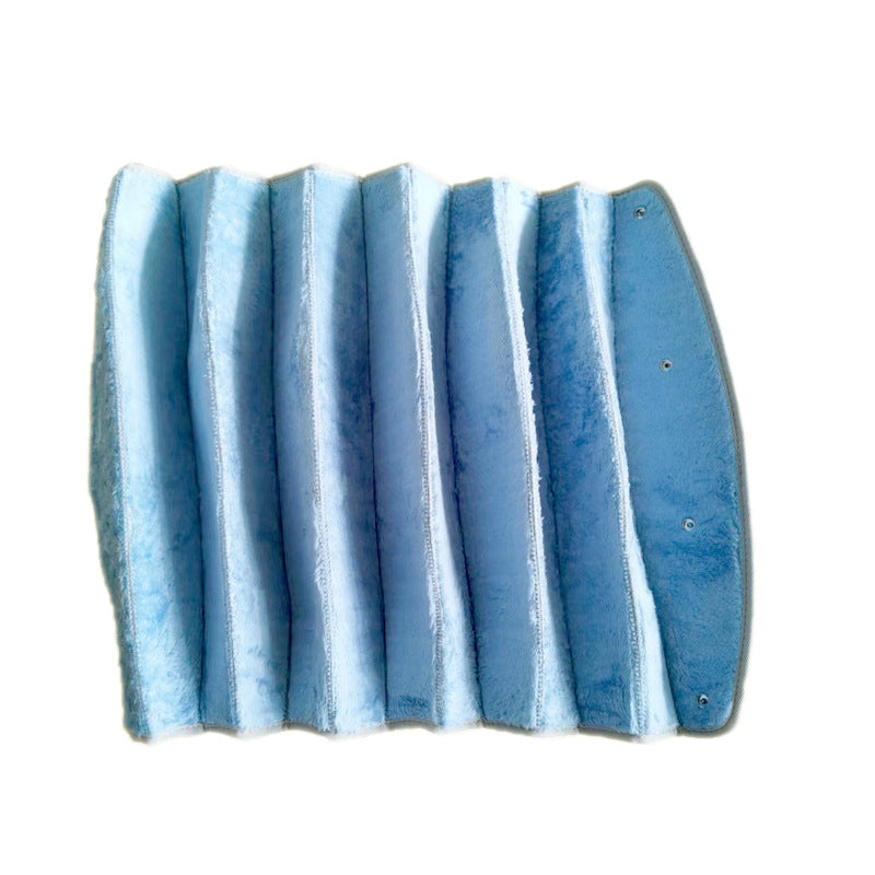 Foldable cat tunnel tube shown indoors