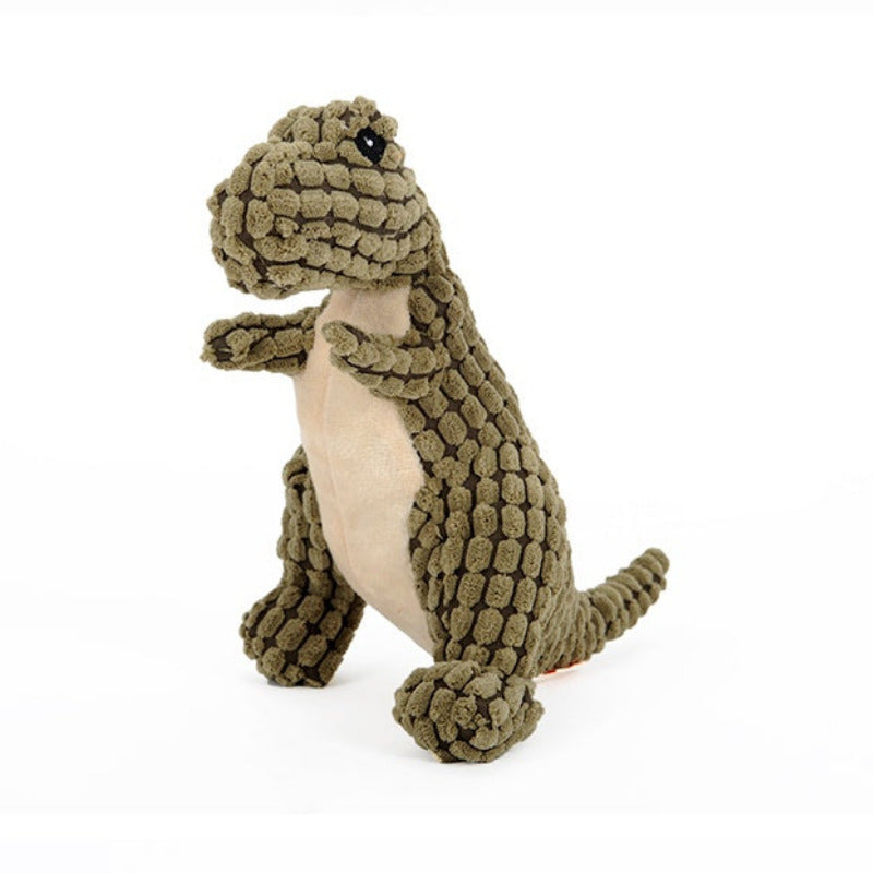 Funny dinosaur dog toy for indoor play