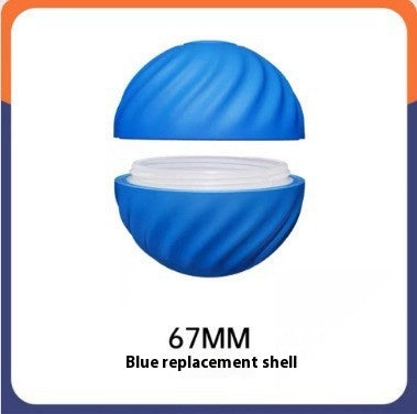 Blue replacement shell labeled '67MM' on a white background
