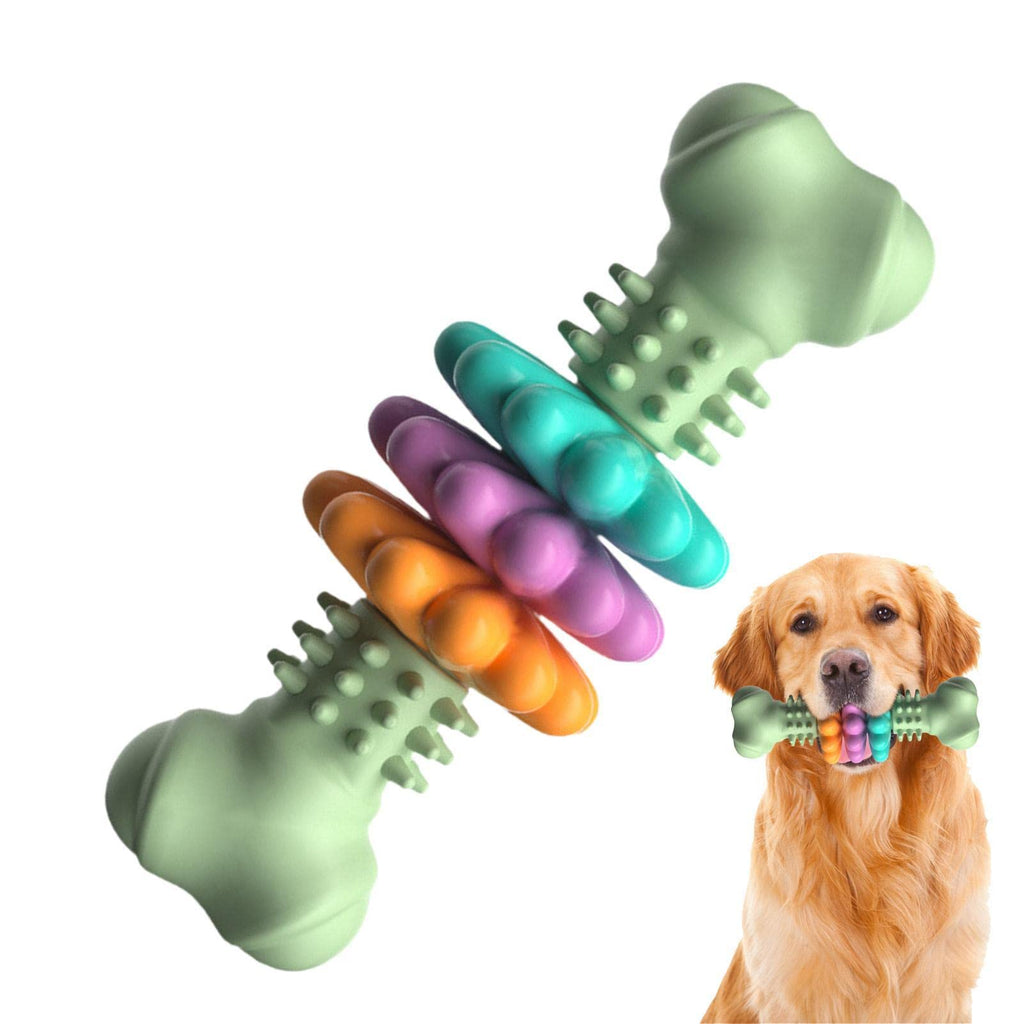 tpr dog bone chew toy for teeth cleaning