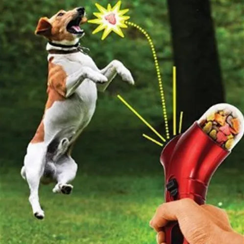dog reward launcher toy for outdoor play