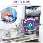 sliding dog puzzle toy with hidden treat compartments