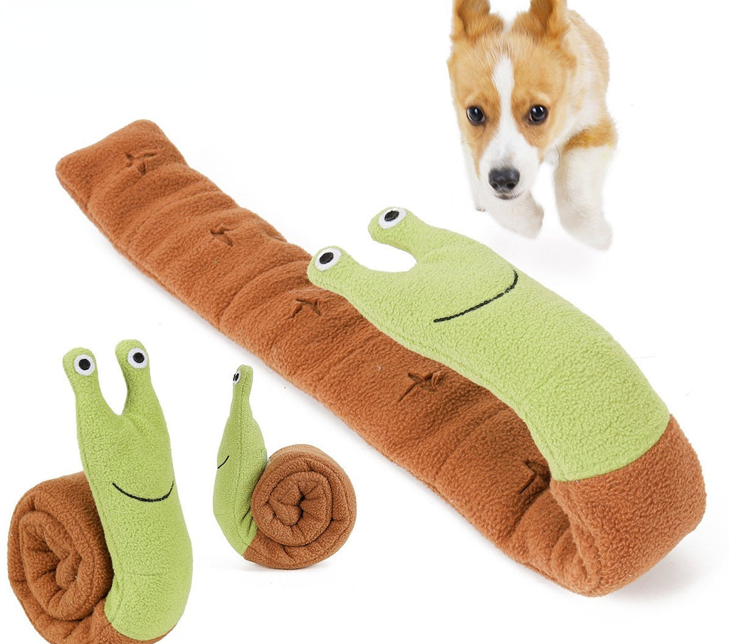 dog sniffing puzzle toy