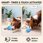 motion activated dog ball