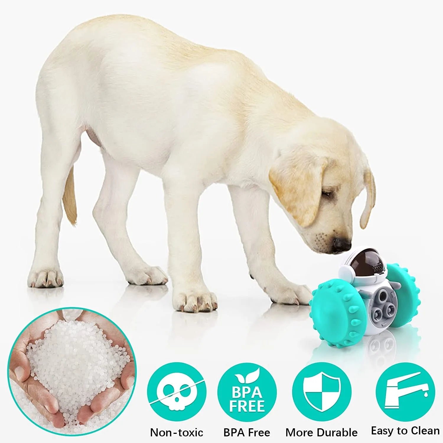 Interactive Slow Feeder Dog Toy for Mental Stimulation & Boredom Relief