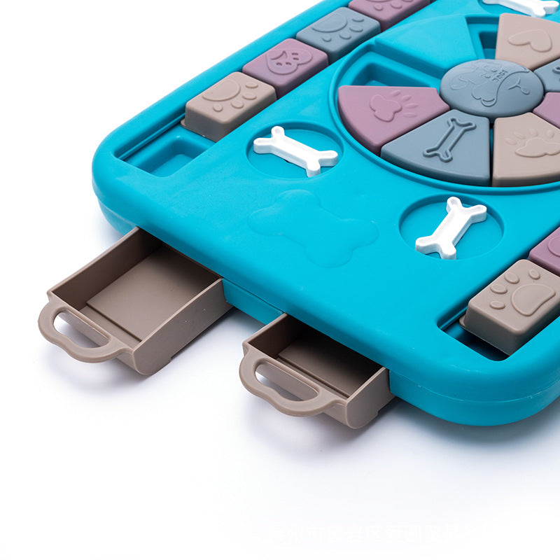 interactive dog feeder toy for mental exercise
