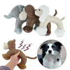 Squeaky duck dog toy for interactive play