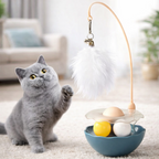 Duck Shape Cat Toy with Detachable Stick
