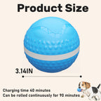 motion activated dog ball