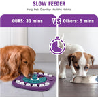 interactive dog toy for slow feeding and brain training