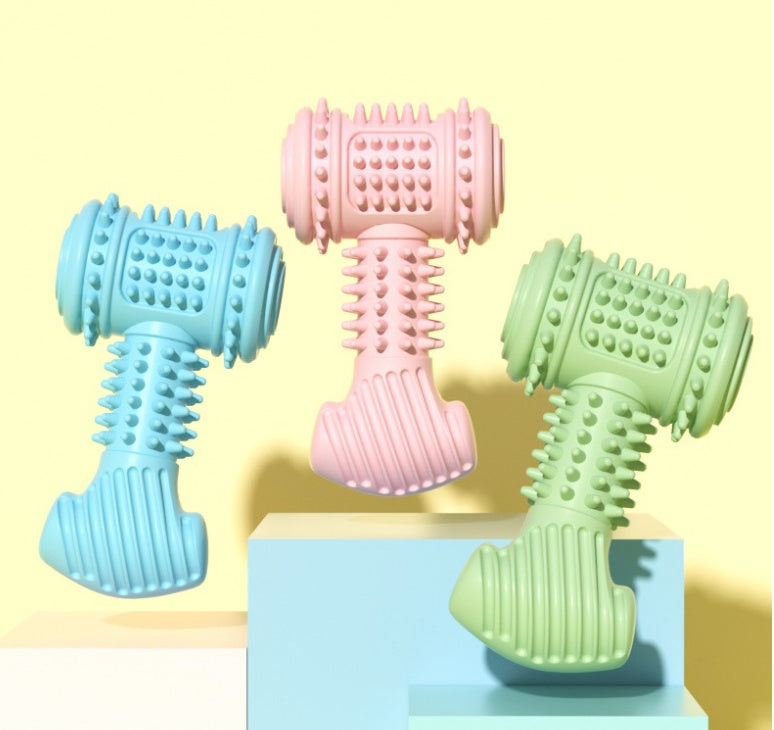 Flexible TPR dog chew toy material detail