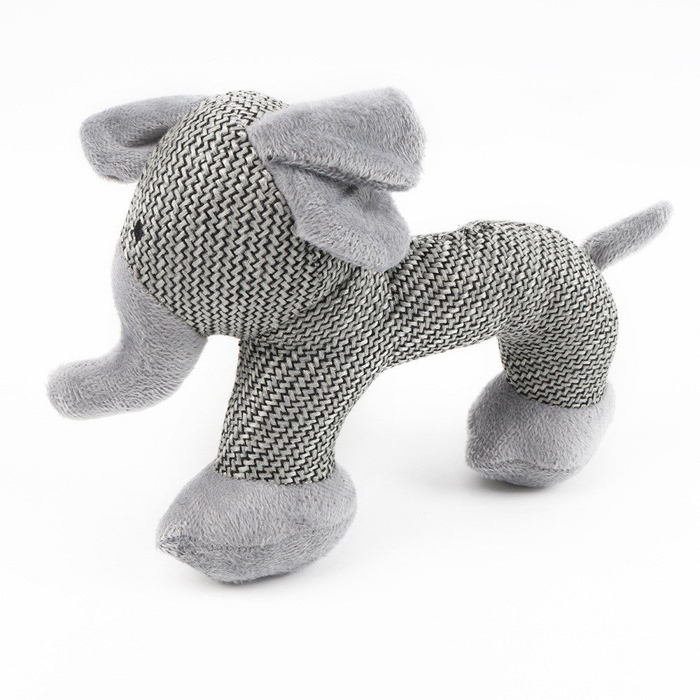 Interactive dog toy with squeaker for puppies
