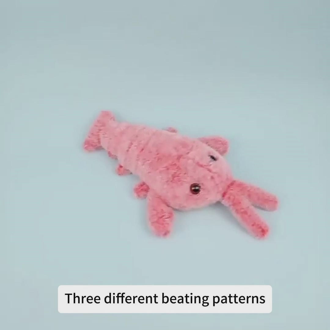 Interactive Jumping Shrimp Cat Toy – USB Rechargeable Moving Cat Toy for Indoor Cats